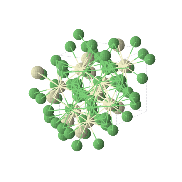 Crystal structure of CeNi2 (cubic, Fd-3m (No. 227))