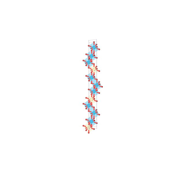 Crystal structure of CeTh3O8 (trigonal, R-3m (No. 166))