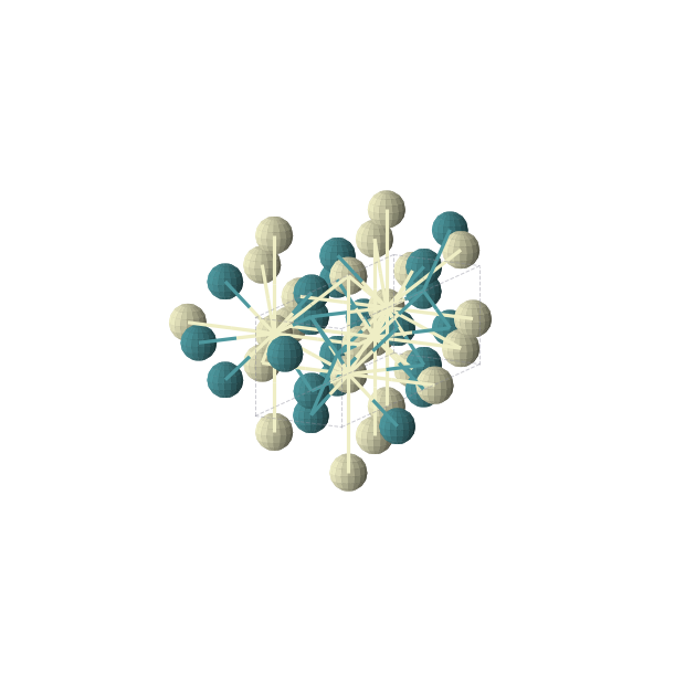 Crystal structure of CeRh (orthorhombic, Cmcm (No. 63))