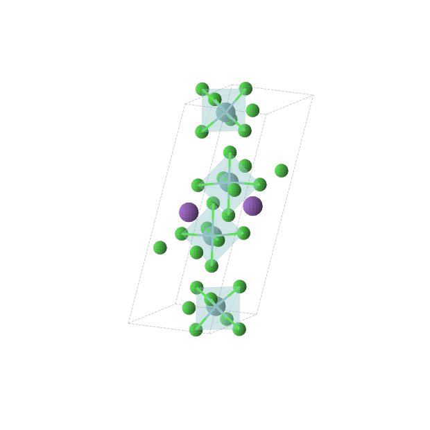 Crystal structure of KNb2Cl11 (triclinic, P-1 (No. 2))