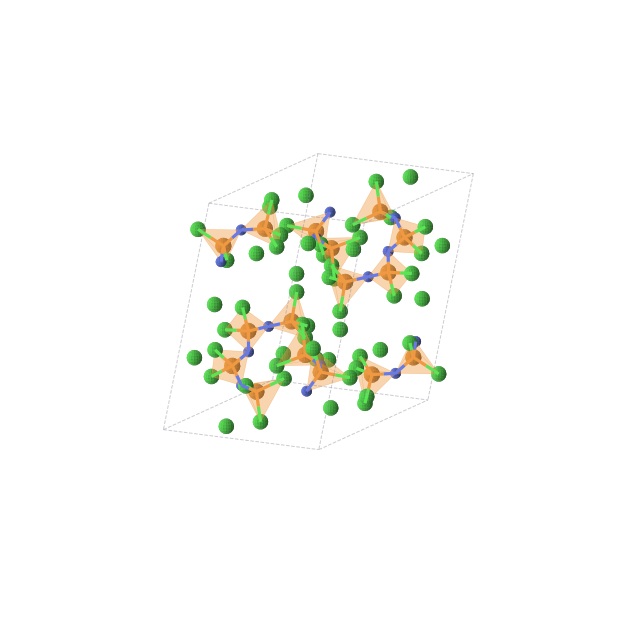 Crystal structure of Cl11N3P4 (monoclinic, P2/c (No. 13))