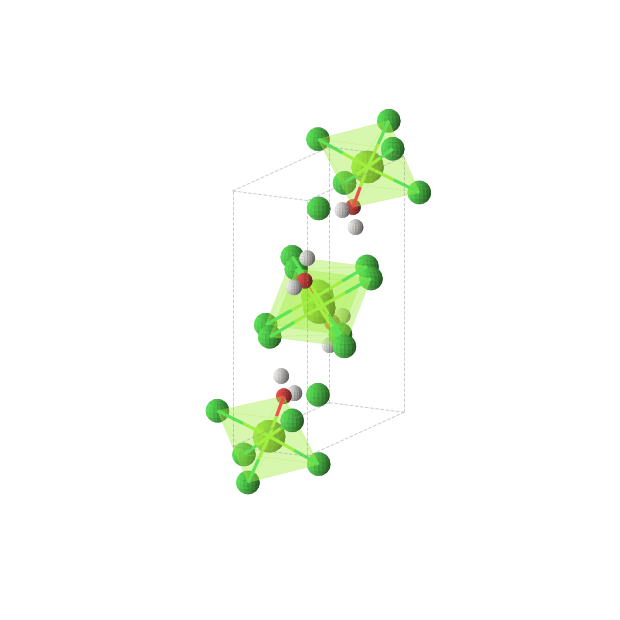 Crystal structure of MgH2Cl2O (orthorhombic, Pnma (No. 62))