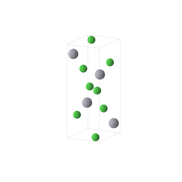 Crystal structure of HgCl2 (orthorhombic, Pnma (No. 62))
