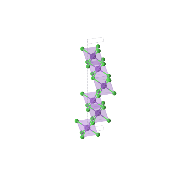 Crystal structure of Cl2KRb (trigonal, R-3m (No. 166))