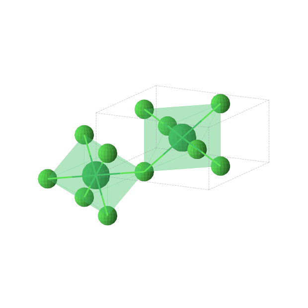 Crystal structure of YbCl2 (tetragonal, P42/mnm (No. 136))