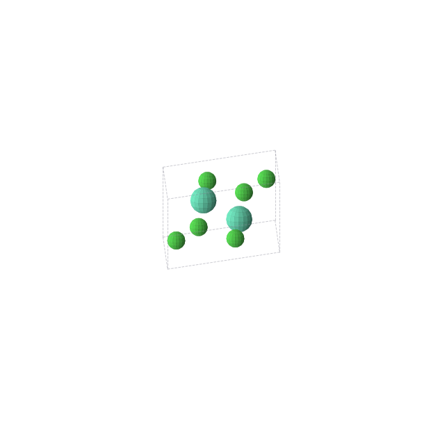 Crystal structure of Cl6Gd2 (hexagonal, P63/m (No. 176))