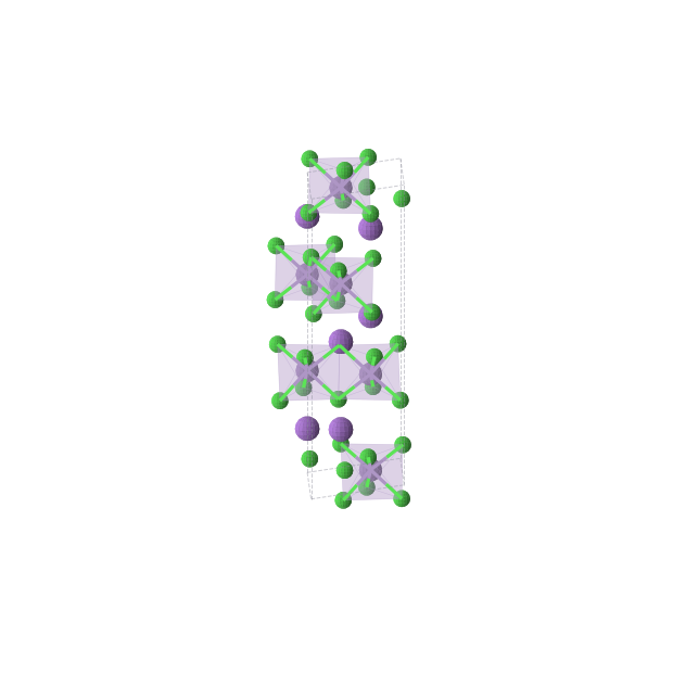 Crystal structure of Cl6Mn2Na2 (trigonal, R-3 (No. 148))