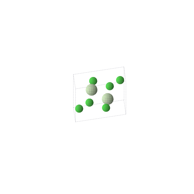 Crystal structure of Cl6Pr2 (hexagonal, P63/m (No. 176))