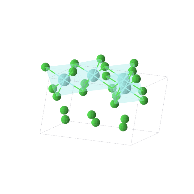 Crystal structure of YCl3 (monoclinic, C2/m (No. 12))