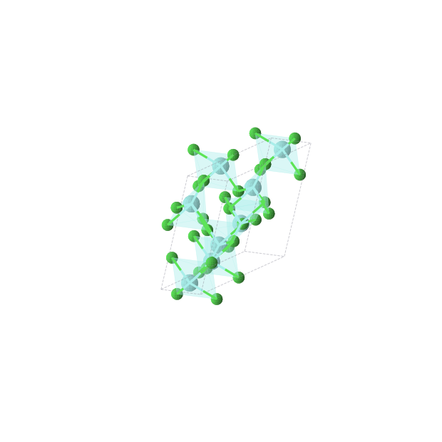 Crystal structure of Y2Cl3 (monoclinic, C2/m (No. 12))
