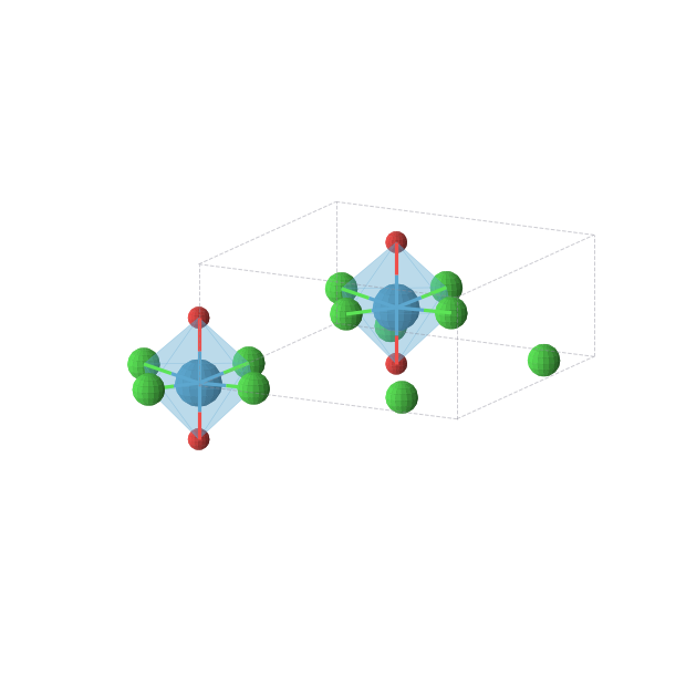 Crystal structure of WCl4O (tetragonal, I4 (No. 79))