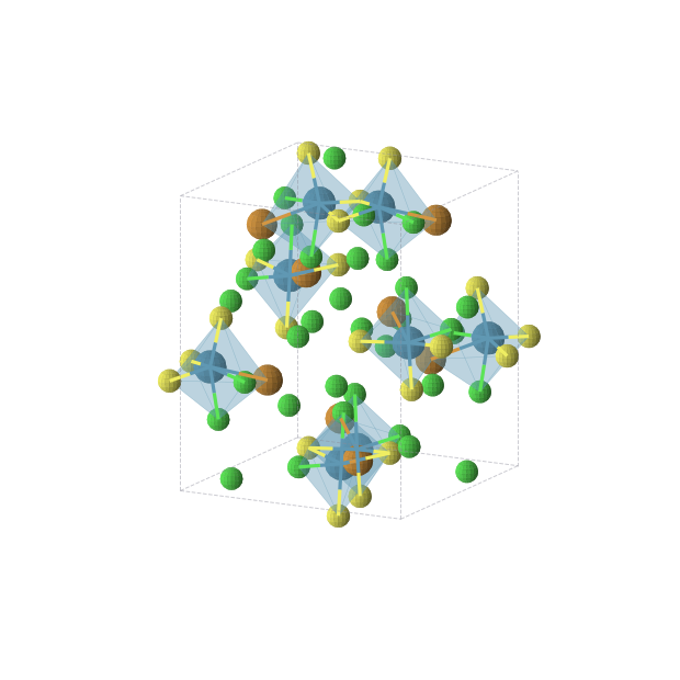 Crystal structure of Cl16Re4S4Te4 (tetragonal, I-4 (No. 82))