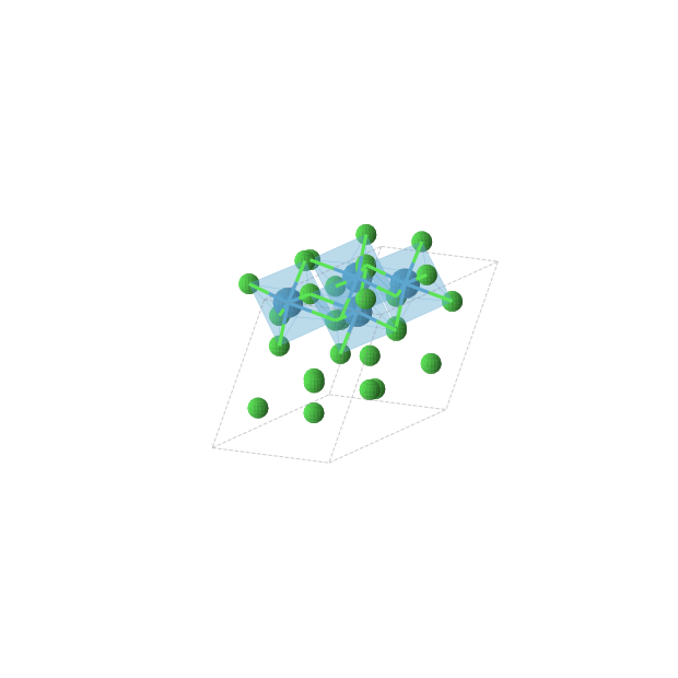 Crystal structure of WCl4 (monoclinic, C2/m (No. 12))