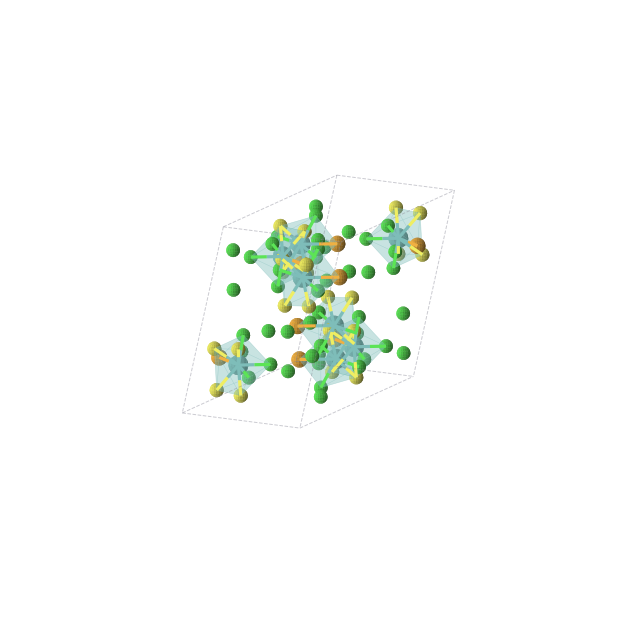 Crystal structure of Cl20Mo4S8Se4 (monoclinic, C2/c (No. 15))