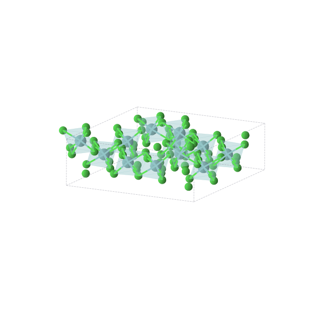 Crystal structure of NbCl5 (monoclinic, C2/m (No. 12))