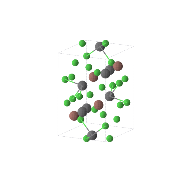 Crystal structure of Cl20Pb8Tl4 (monoclinic, P21/c (No. 14))