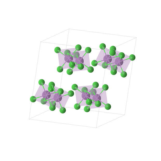 Crystal structure of SbCl5 (monoclinic, P21/c (No. 14))