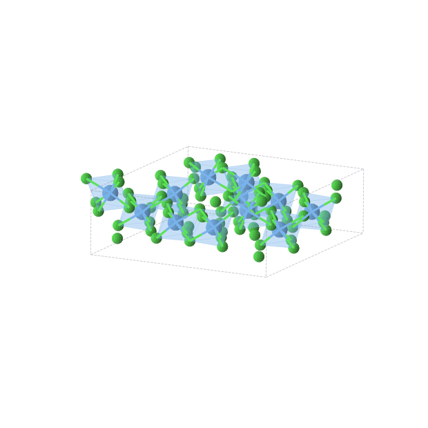Crystal structure of TaCl5 (monoclinic, C2/m (No. 12))
