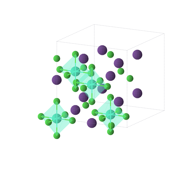 Crystal structure of Cl6Cs3Dy (cubic, Fm-3m (No. 225))