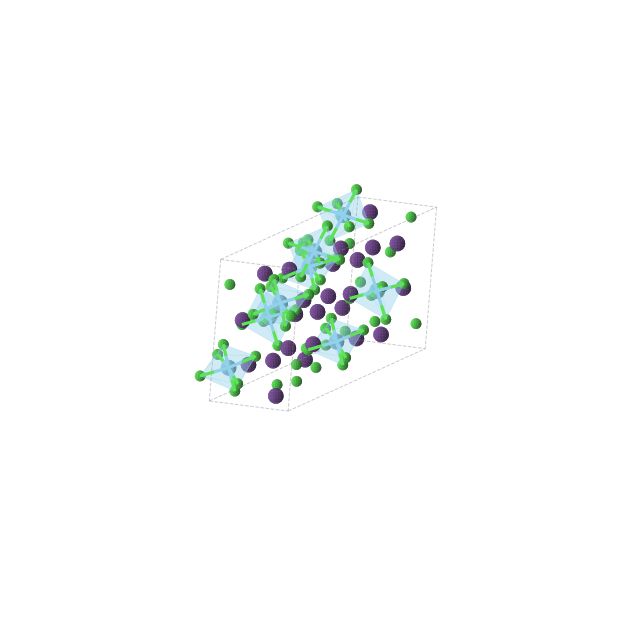 Crystal structure of Cl12Cs6La2 (monoclinic, C2/c (No. 15))