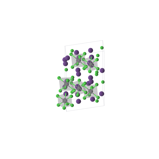 Crystal structure of Cl12Cs8Pb2 (trigonal, R-3c (No. 167))