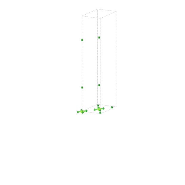 Crystal structure of MgCl6 (orthorhombic, Cmmm (No. 65))