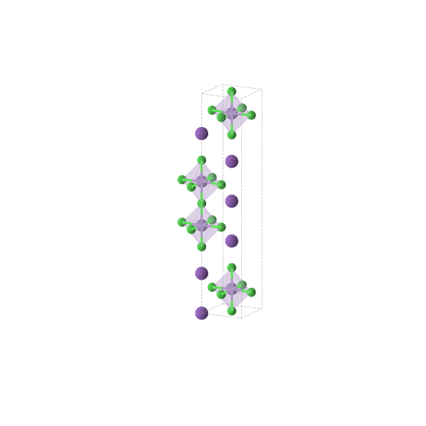 Crystal structure of K3Mn2Cl7 (tetragonal, I4/mmm (No. 139))