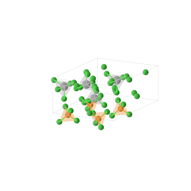 Crystal structure of Cl18P2V2 (orthorhombic, Cmme (No. 67))