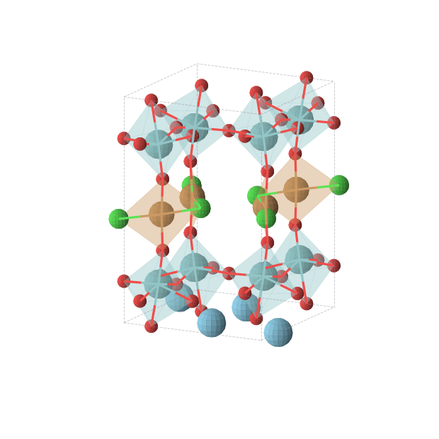 Crystal structure of Cl1Cu1La1Nb2O7 (orthorhombic, Pbam (No. 55))