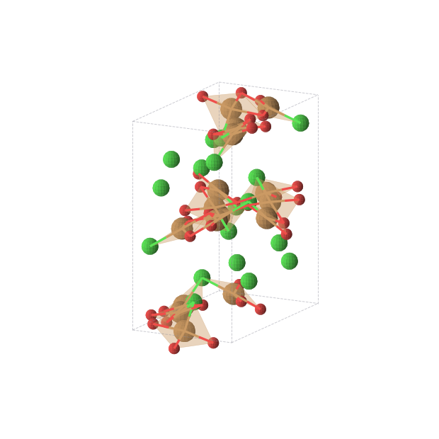 Crystal structure of CuClO (orthorhombic, Pna21 (No. 33))