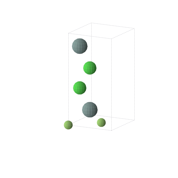 Crystal structure of GeClF (tetragonal, P4/nmm (No. 129))