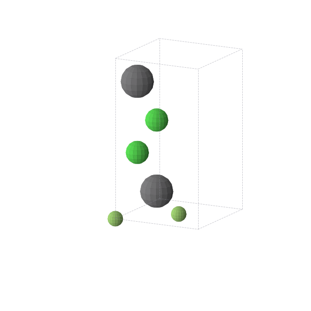 Crystal structure of PbClF (tetragonal, P4/nmm (No. 129))