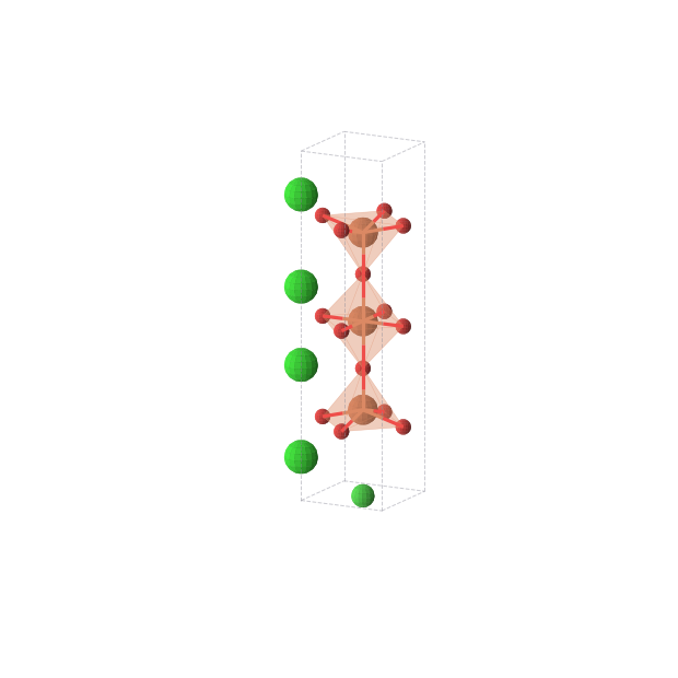 Crystal structure of Sr4Fe3ClO8 (tetragonal, P4/mmm (No. 123))