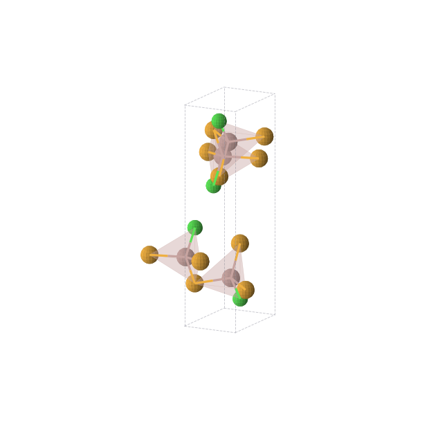 Crystal structure of Cl1Ga1Se1 (orthorhombic, Pnnm (No. 58))