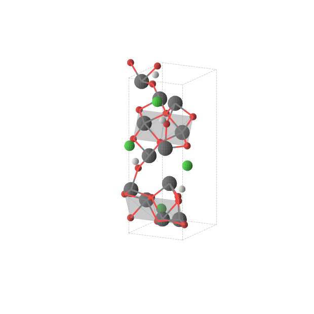 Crystal structure of Cl4H4O12Pb12 (orthorhombic, Pmc21 (No. 26))