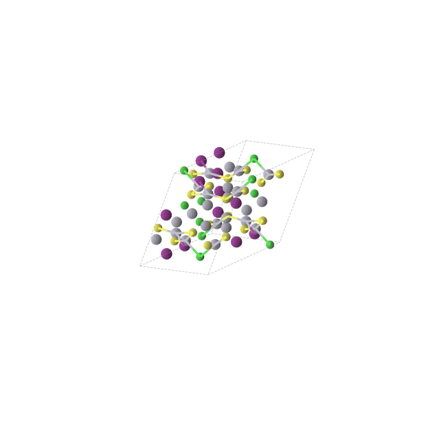 Crystal structure of Cl4Hg12I4S8 (monoclinic, C2/m (No. 12))
