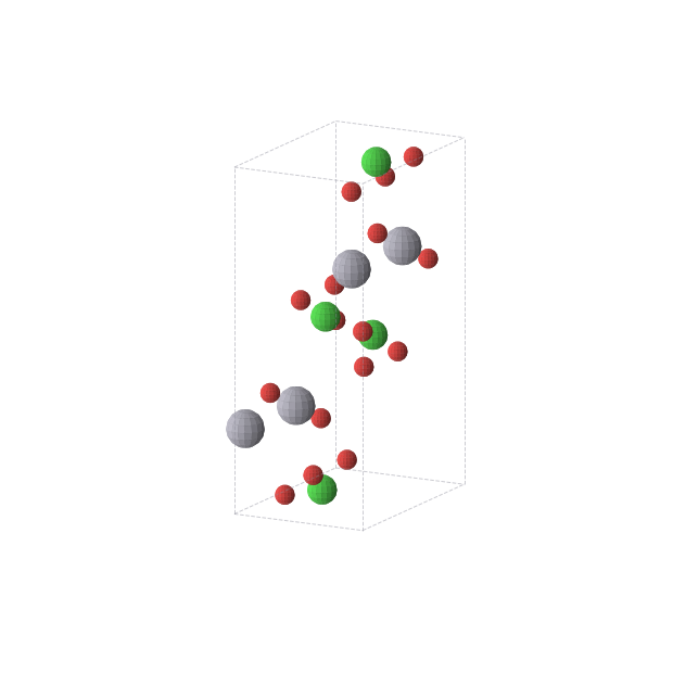 Crystal structure of HgClO4 (orthorhombic, Pbcm (No. 57))