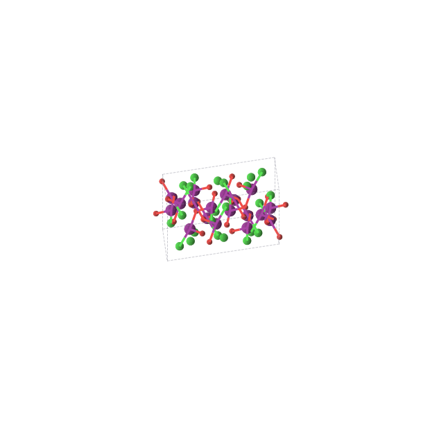 Crystal structure of IClO (trigonal, R-3 (No. 148))