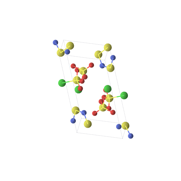 Crystal structure of Cl2N4O12S10 (triclinic, P-1 (No. 2))