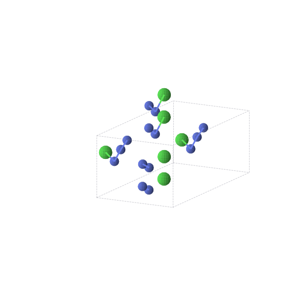 Crystal structure of N3Cl (orthorhombic, Cmc21 (No. 36))