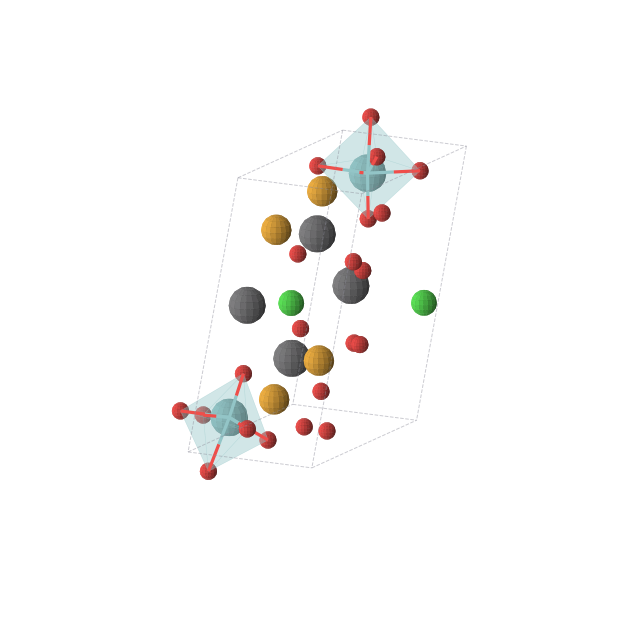 Crystal structure of Cl2Nb2O16Pb4Se4 (monoclinic, P21 (No. 4))