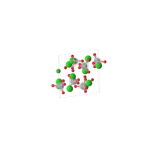 Crystal structure of Cl2O24Sr10V6 (hexagonal, P63/m (No. 176))