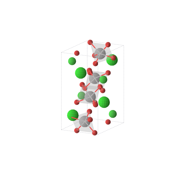 Crystal structure of Cl4O12Sr4V4 (orthorhombic, Pnma (No. 62))