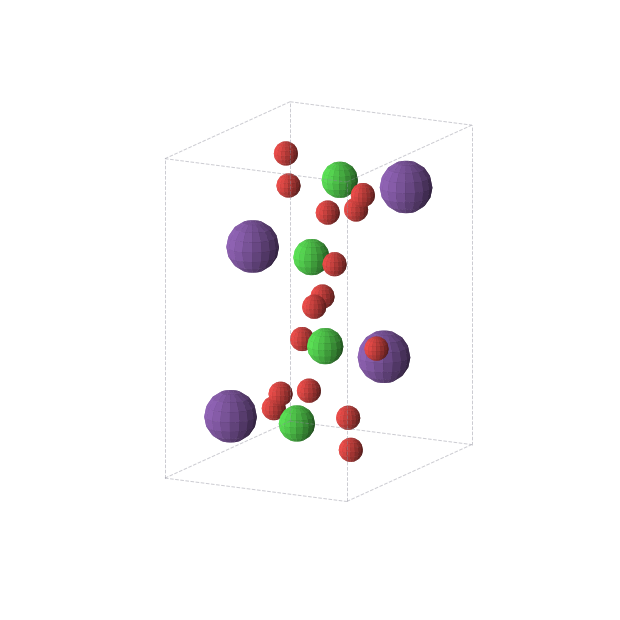 Crystal structure of RbClO4 (orthorhombic, Pnma (No. 62))