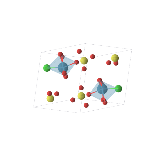 Crystal structure of Cl2O18Re2S4 (triclinic, P-1 (No. 2))
