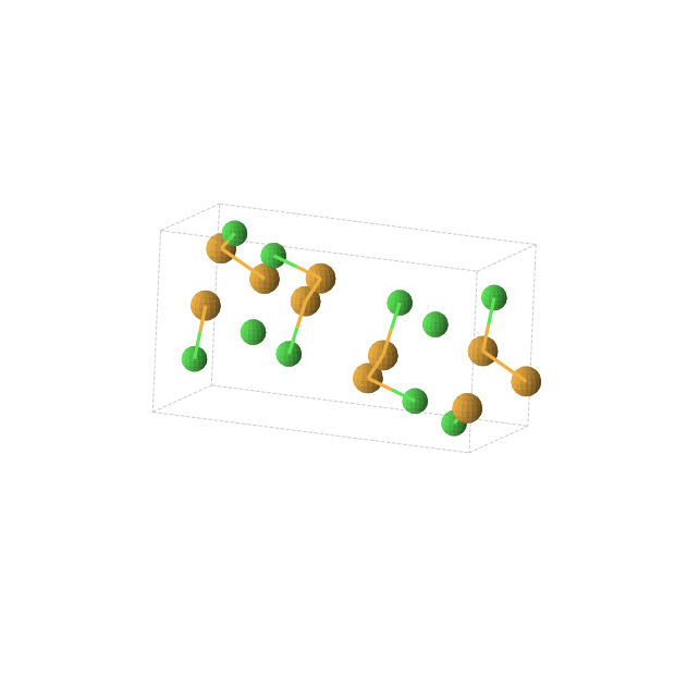 Crystal structure of Cl2Se2 (monoclinic, P21/c (No. 14))
