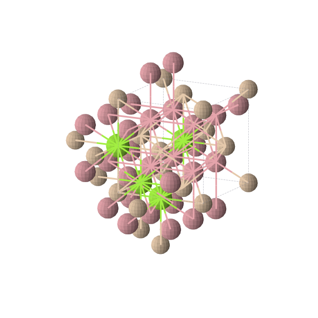 Crystal structure of MgCo2Si (cubic, Fm-3m (No. 225))