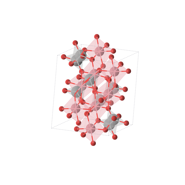 Crystal structure of Co8O28V8 (monoclinic, P21/c (No. 14))