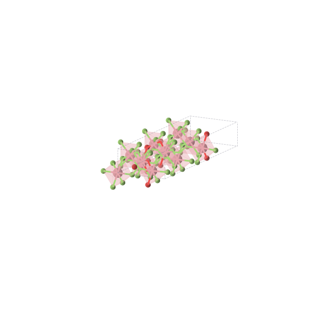 Crystal structure of Co3OF5 (orthorhombic, Cmmm (No. 65))