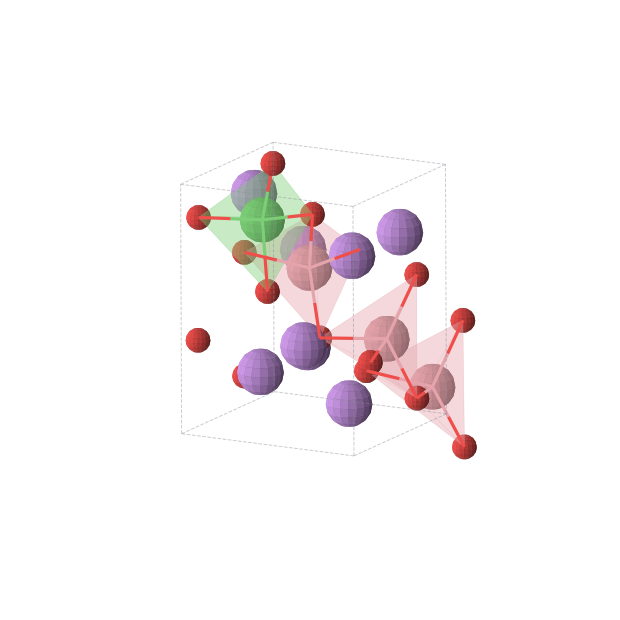 Crystal structure of Li8Co3NiO8 (triclinic, P1 (No. 1))